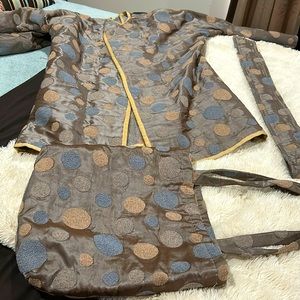 Custom made coat w/ belt and bag